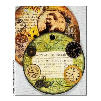 Crafty Individuals - Gummistempel "Clock Maker" Unmounted Rubber Stamps 