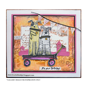 Crafty Individuals - Gummistempel "Waiting for Their Next Adventure" Unmounted Rubber Stamps 