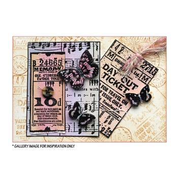 Crafty Individuals - Gummistempel "Day Out Ticket" Unmounted Rubber Stamps 