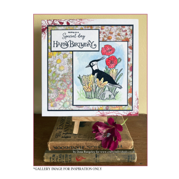 Crafty Individuals - Gummistempel "B is for Bird" Unmounted Rubber Stamps 