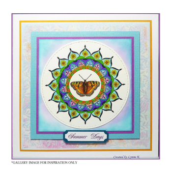 Crafty Individuals - Gummistempel "Summer Mandala" Unmounted Rubber Stamps 