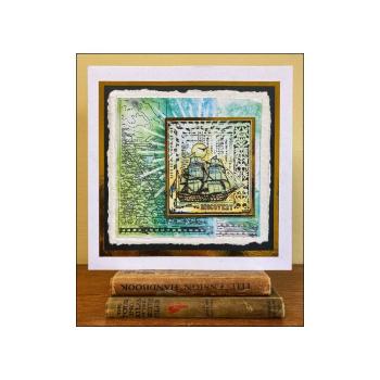 Crafty Individuals - Gummistempel "Map of Northumberland" Unmounted Rubber Stamps 