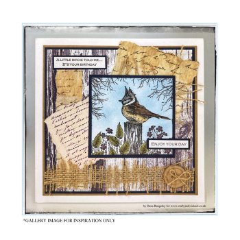 Crafty Individuals - Gummistempel "Dawn Calling" Unmounted Rubber Stamps 