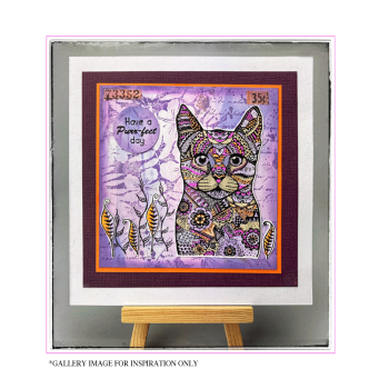 Crafty Individuals - Gummistempelset "A Purr-fect Day" Unmounted Rubber Stamps 