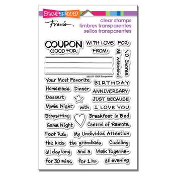 Stampendous - Stempelset "Coupons Gift" Clear Stamps