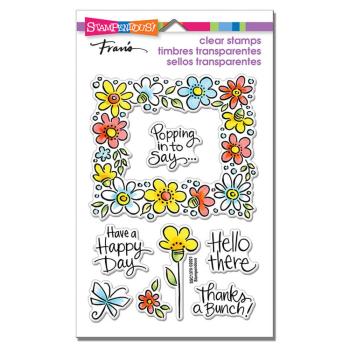 Stampendous - Stempelset "Flower Frame" Clear Stamps