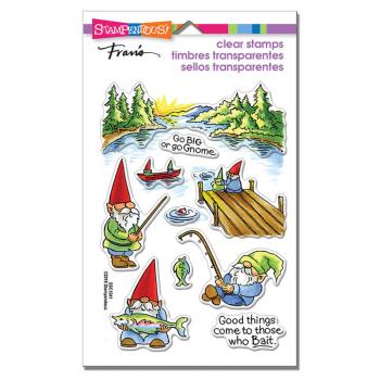 Stampendous - Stempelset "Gnome Fishing" Clear Stamps