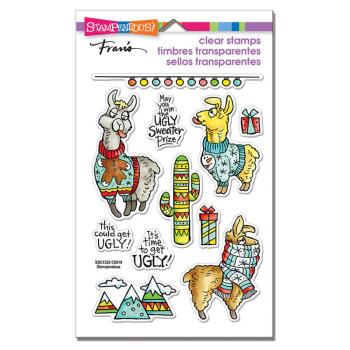 Stampendous - Stempelset "Llama Sweaters" Clear Stamps