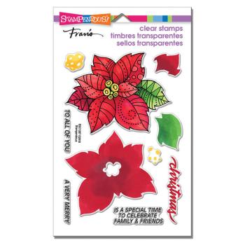 Stampendous - Stempelset "Poinsettia Parts" Clear Stamps