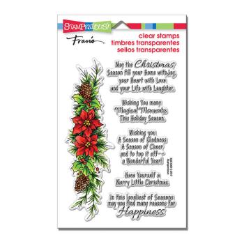 Stampendous - Stempelset "Poinsettia Wishes" Clear Stamps