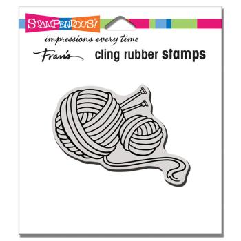 Stampendous - Gummistempel "Yarn Balls" Cling Stamps