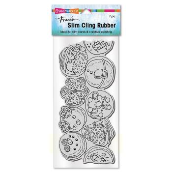 Stampendous - Gummistempel "Holiday Donuts" Slim Cling Stamps