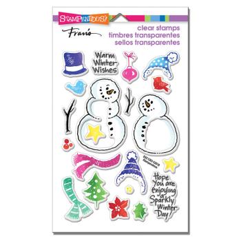 Stampendous - Stempelset "Snowmen Accessories" Clear Stamps