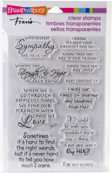 Stampendous - Stempelset "Sincere Sentiments" Clear Stamps