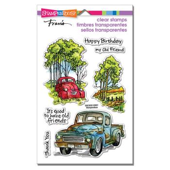 Stampendous - Stempelset "Truck Friends" Clear Stamps