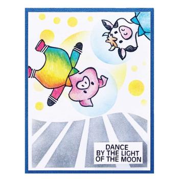 Stampendous - Stempelset "Moon Dance FransFormer" Clear Stamps