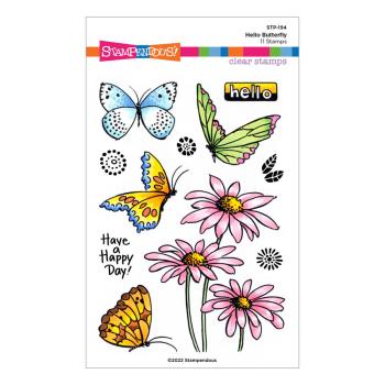Stampendous - Stempelset "Hello Butterfly" Clear Stamps