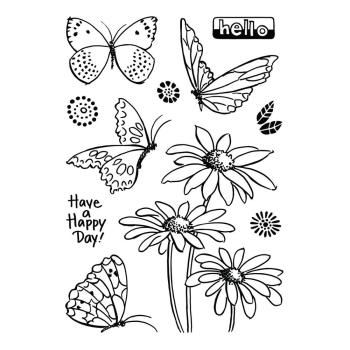 Stampendous - Stempelset "Hello Butterfly" Clear Stamps