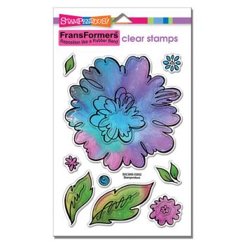 Stampendous - Stempelset "Peony FransFormer" Clear Stamps