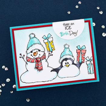 Stampendous - Stempelset "FransFormer Snowy Friends" Clear Stamps