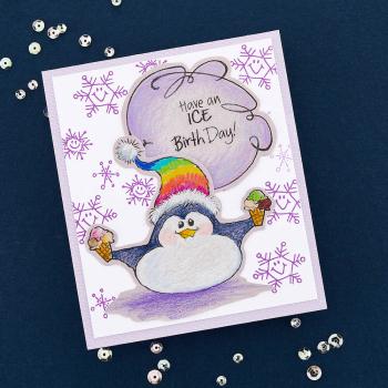 Stampendous - Stempelset "FransFormer Snowy Penguins" Clear Stamps