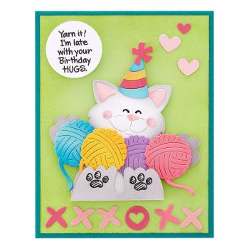 Stampendous - Stanzschablone "Kitty Hugs" Dies