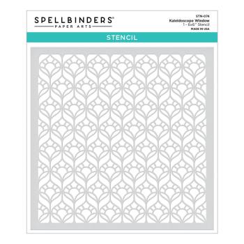 Spellbinders - Schablone "Kaleidoscope Window" Stencil