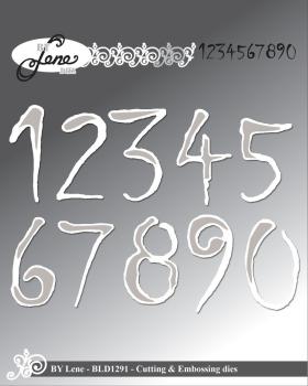 By Lene - Stanzschablone "Numbers" Dies