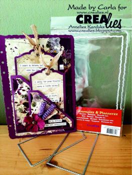 Crealies - Stanzschablone "Corner Pocket M + Extra Lagen" For Journalzz & Plannerzz Dies