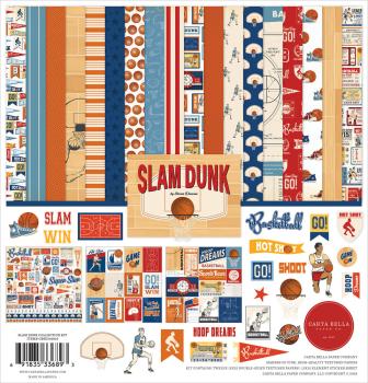 Carta Bella - Designpapier "Slam Dunk" Collection Kit 12x12 Inch - 12 Bogen  