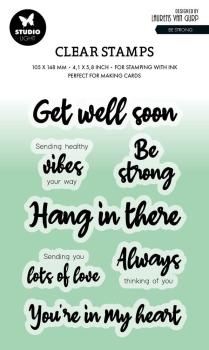 Studio Light - Stempelset "Be Strong" Clear Stamps Design by Laurens van Gurp