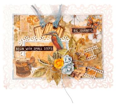 Studio Light - Designpapier - Stanzteile "Remembering Summer " DIY Block A4 - 32 Bogen