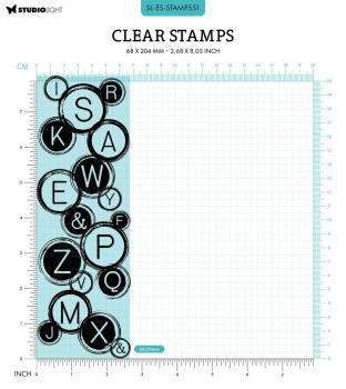 Studio Light - Stempel "Typewriter Keys" Clear Stamps