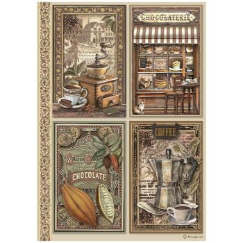 Stamperia - Decopatch Papier "Selection" Decoupage A4 - 6 Bogen  