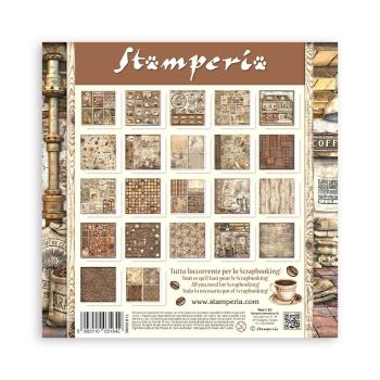 Stamperia - Designpapier "Coffee and Chocolate" Paper Pack 12x12 Inch - 10 Bogen