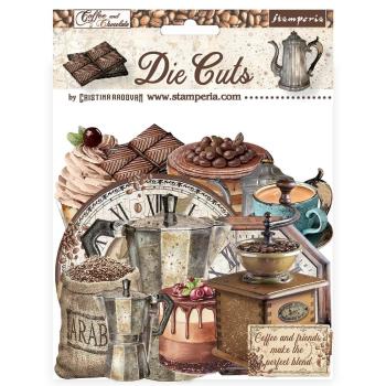 Stamperia - Stanzteile "Coffee and Chocolate" Die Cuts