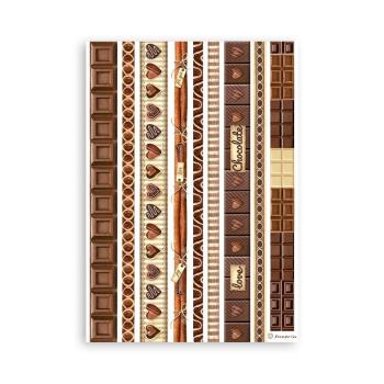 Stamperia - Washi Tape "Coffee and Chocolate" Washi Pad A5