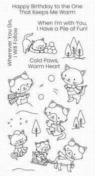 My Favorite Things - Stempelset "Winter Kittens" Clear Stamps