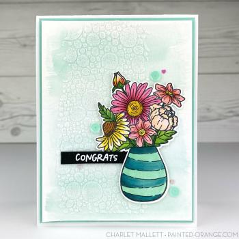 Creative Expressions - Stempelset "Fresh Cut Flowers" Clear Stamps 4x6 Inch Design by Jane's Doodles