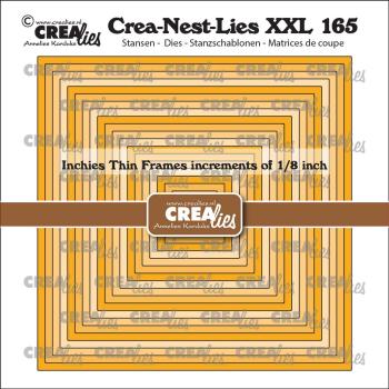 Crealies - Stanzschablone "Inchies Squares Thin Frames" Crea-Nest-Lies XXL Dies