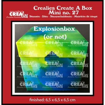 Crealies - Stanzschablone "Explosion (Or Not) Box Mini" Create A Box Mini Dies