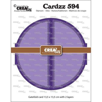 Crealies - Stanzschablone "Gatefold Circle Card" Cardzz Dies