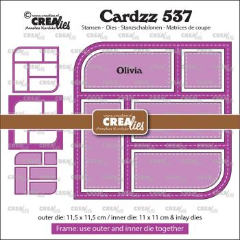 Crealies - Stanzschablone "Frame & Inlay Olivia" Cardzz Dies