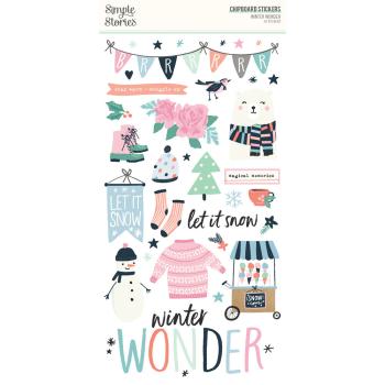 Simple Stories - Collectors Essential Kit "Winter Wonder" 12 Bogen Designpapier