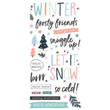 Simple Stories - Aufkleber "Winter Wonder" Foam Sticker