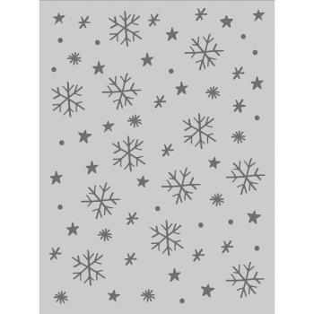 Simple Stories - Schablone 6x8 Inch "Snow Flurries" Stencil