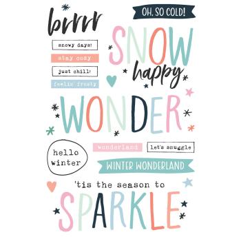 Simple Stories - Aufkleber "Winter Wonder" Sticker Book