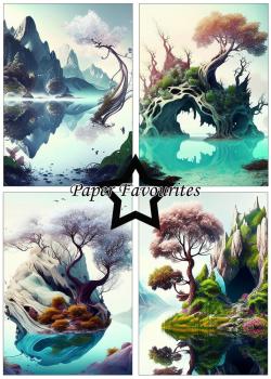 Paper Favourites - Designpapier "Mystical Natur" Paper Pack A5 - 24 Bogen