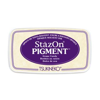 Tsukineko - StazOn Pigment Ink Pad "Grape candy" Permanet Stempelkissen