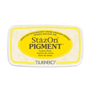 Tsukineko - StazOn Pigment Ink Pad "Lemon drop" Permanet Stempelkissen